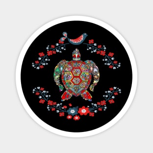 turtle flower Magnet